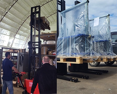 Тест-драйв складской техники на нашем складе в Орле