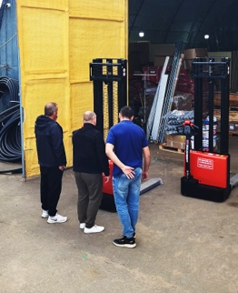 Тест-драйв складской техники на нашем складе в Орле